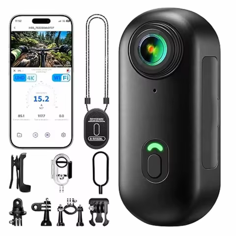 Câmera de Ação 4K Mini WiFi
