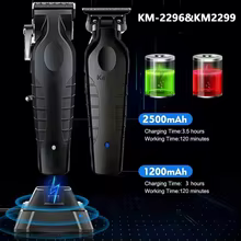 Kit Máquina de Cortar Cabelo Kemei Profissional Thumbnail 2