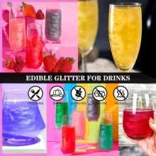 Glitter Metálico para Decoração de Doces Thumbnail 3