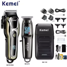 Aparador de Cabelo Kemei Profissional Thumbnail 1