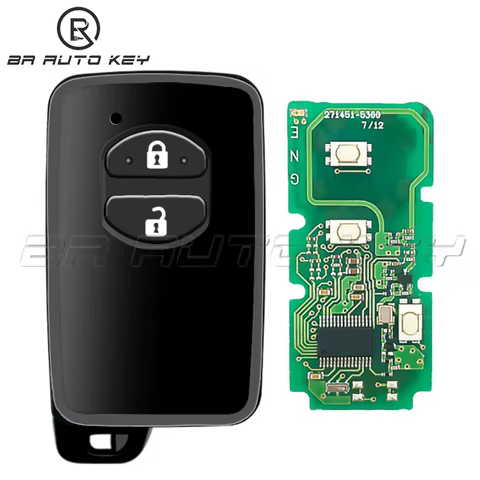Chave Remota Toyota Prius Aqua Corolla 2 Botões