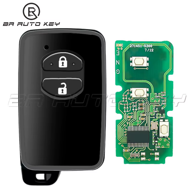 Chave Remota Toyota Prius Aqua Corolla 2 Botões