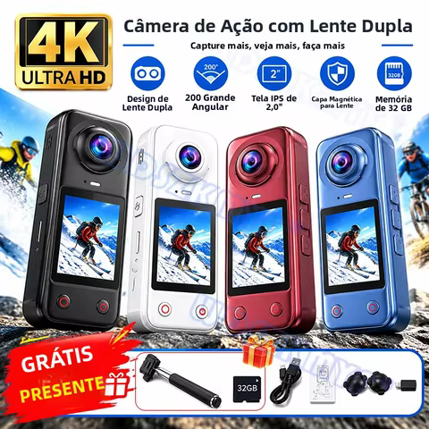 Câmera de Ação 4K 60FPS