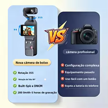 Câmera de Ação 1080P com Rastreamento Facial Thumbnail 6