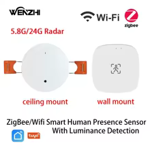 Sensor de Movimento Radar Tuya Zigbee 24G WiFi Thumbnail 1