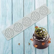 Molde de Silicone para Bolo - Tapete de Renda Thumbnail 5