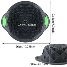 Molde de Silicone Irregular para Pão Thumbnail 2