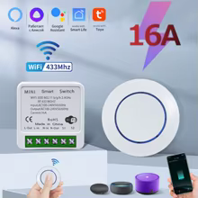 Interruptor WiFi Inteligente 16A com Controle Remoto Thumbnail 1
