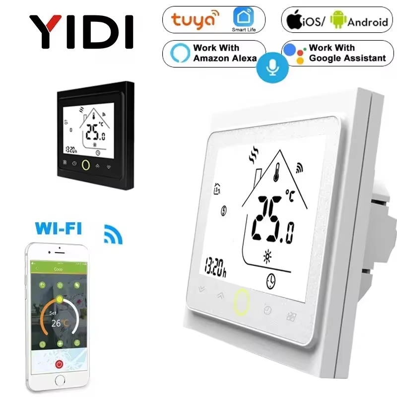 Termostato Inteligente Wi-Fi Zigbee para Aquecimento