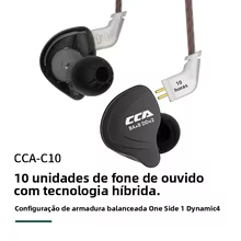 Fones de Ouvido CCA C10 HiFi Thumbnail 1