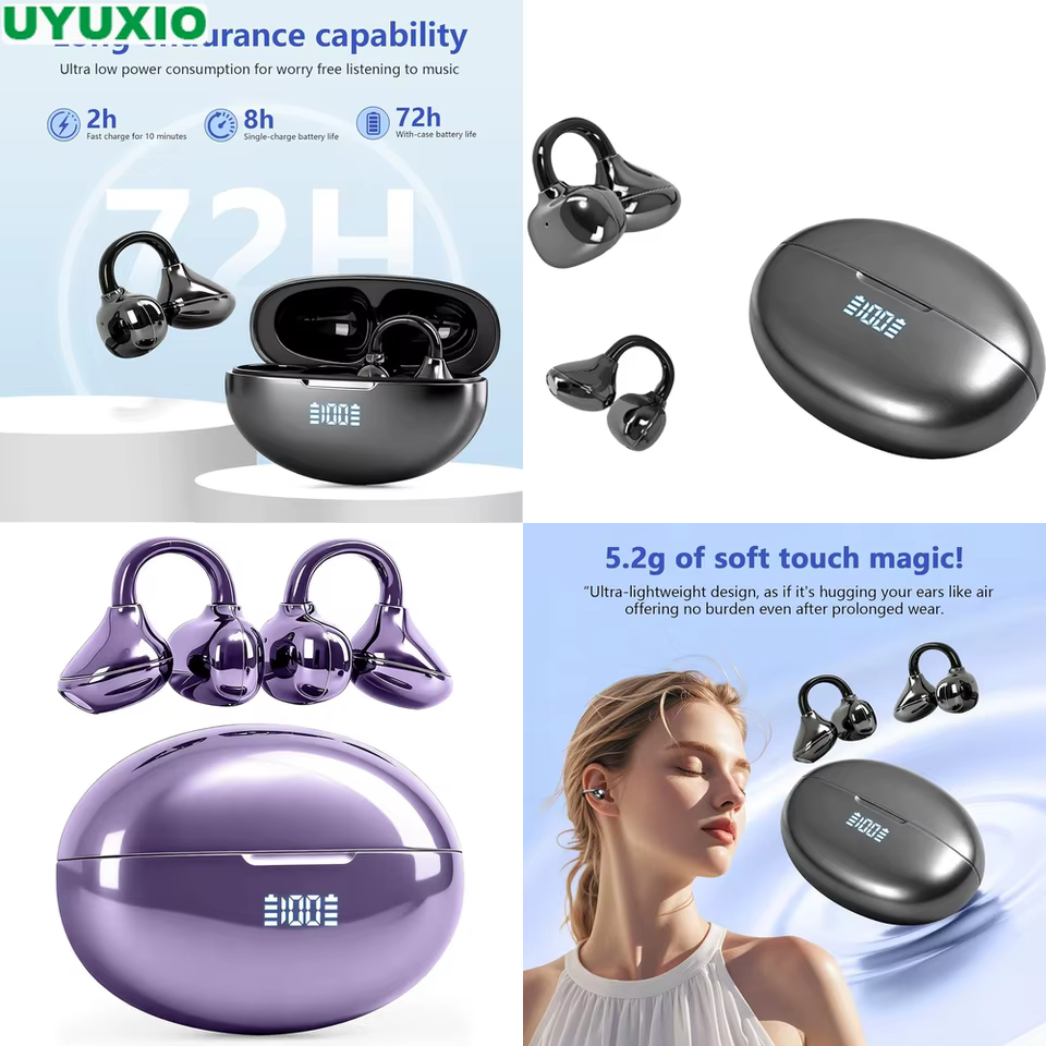 Fones de Ouvido Sem Fio com LED