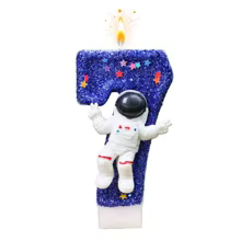 Velas Astronauta Números 0-9 Thumbnail 4