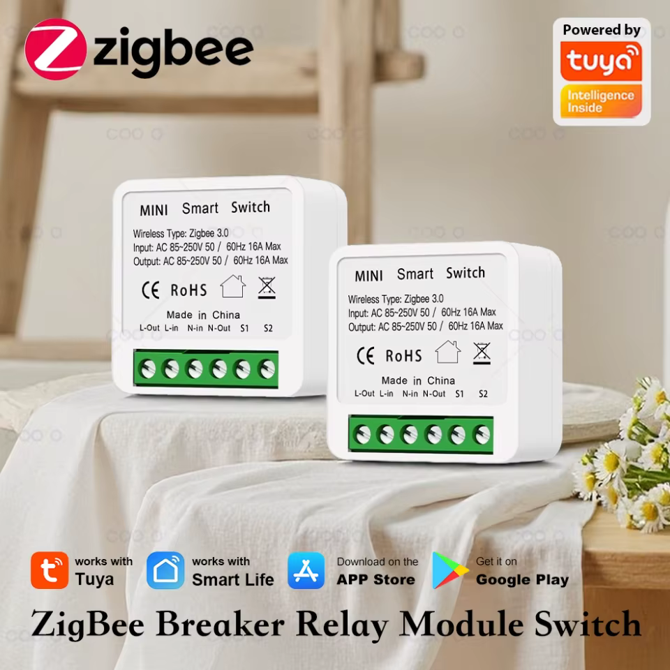 Interruptor Inteligente Tuya Zigbee 16A