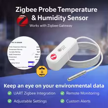 Sensor Temperatura e Umidade Zigbee 3.0 Thumbnail 1