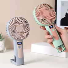 Ventilador Portátil Mini 2 em 1 com Display Thumbnail 2