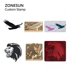 Carimbo de Logotipo em Couro ZONESUN Thumbnail 5