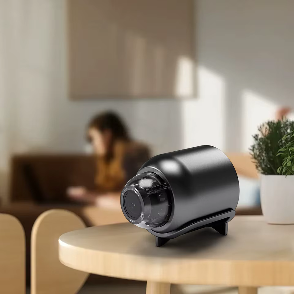 Câmera WiFi Mini 720P com Visão Noturna