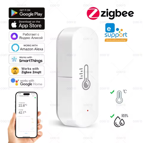 Sensor EWeLink ZigBee Temperatura e Umidade