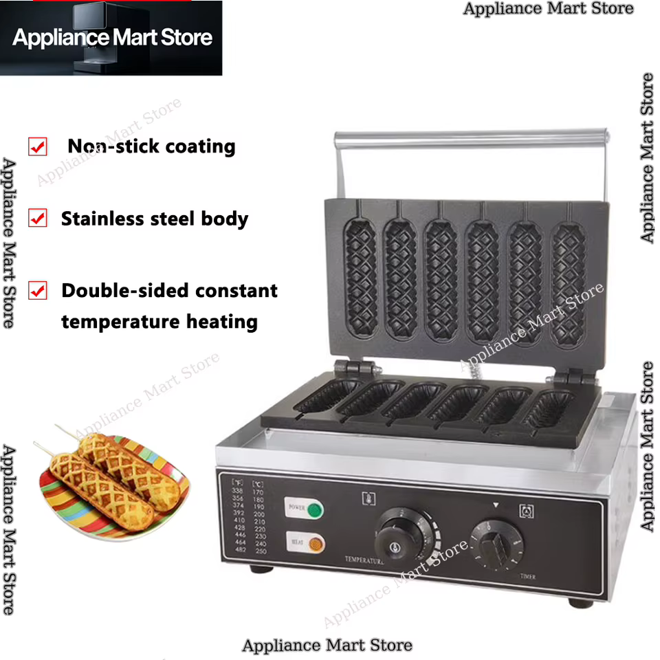 Máquina Waffles e Hot Dog Antiaderente