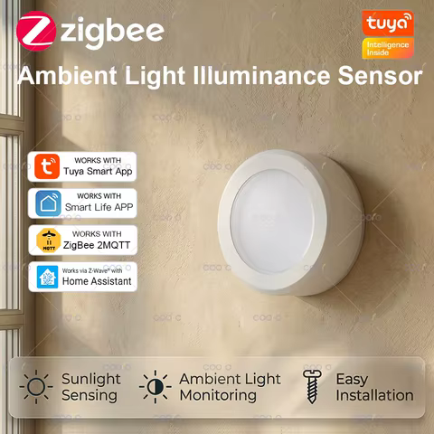 Sensor de Luz Ambiente Zigbee