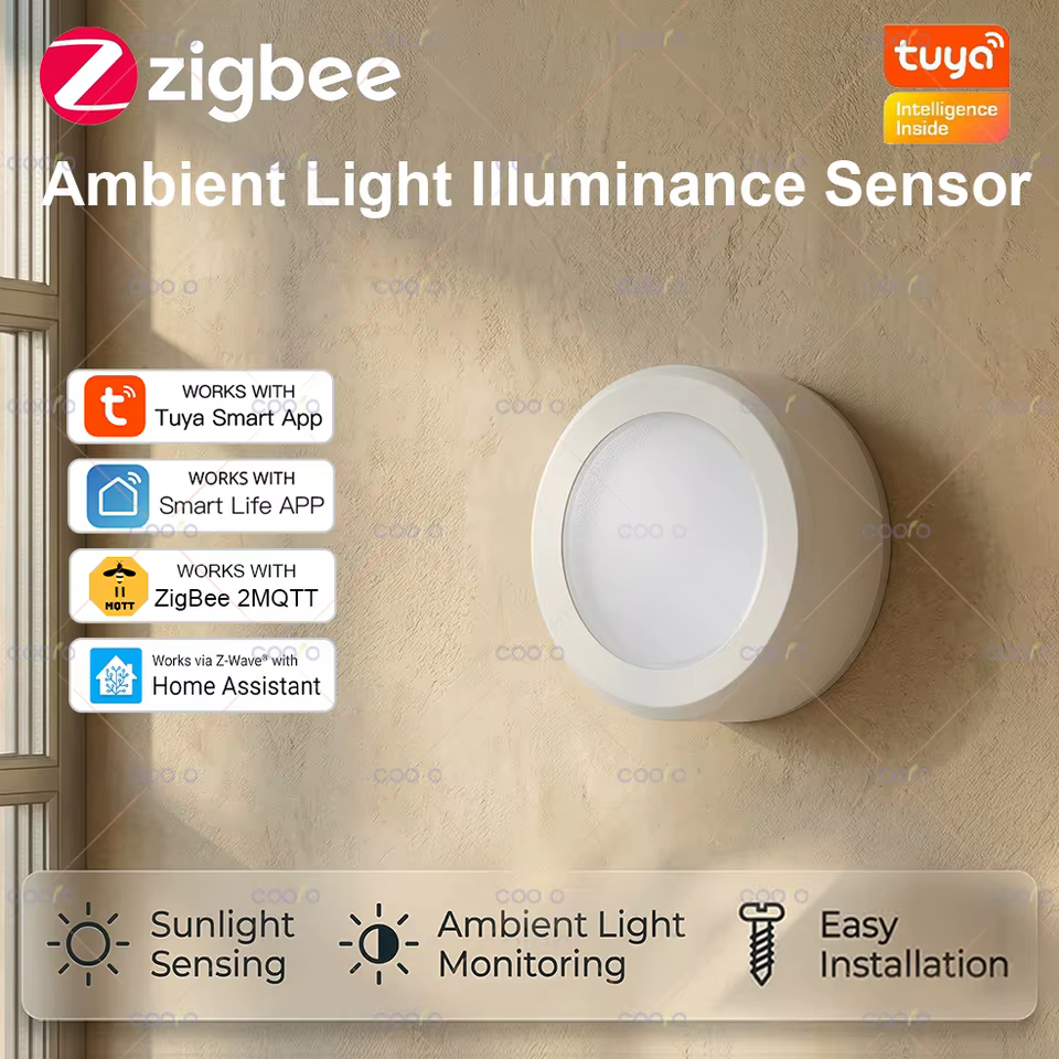 Sensor de Luz Ambiente Zigbee