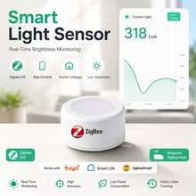 Sensor de Luz Inteligente Zigbee Thumbnail 1