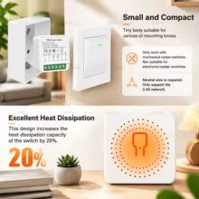 Interruptor Inteligente Zigbee Tuya 16A Thumbnail 2