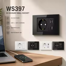 Tomada Schuko EU Melery com USB Thumbnail 5