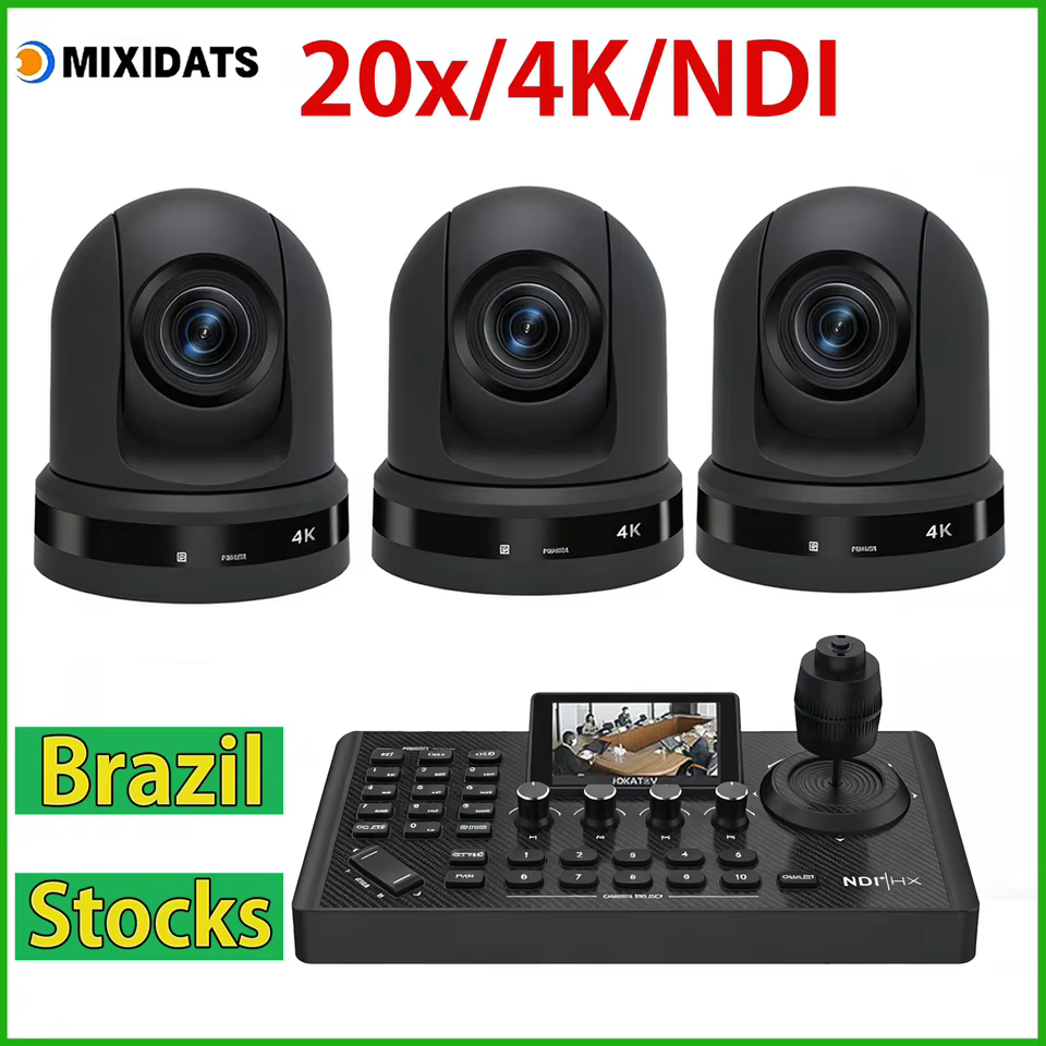 Câmera PTZ 4K 20X NDI