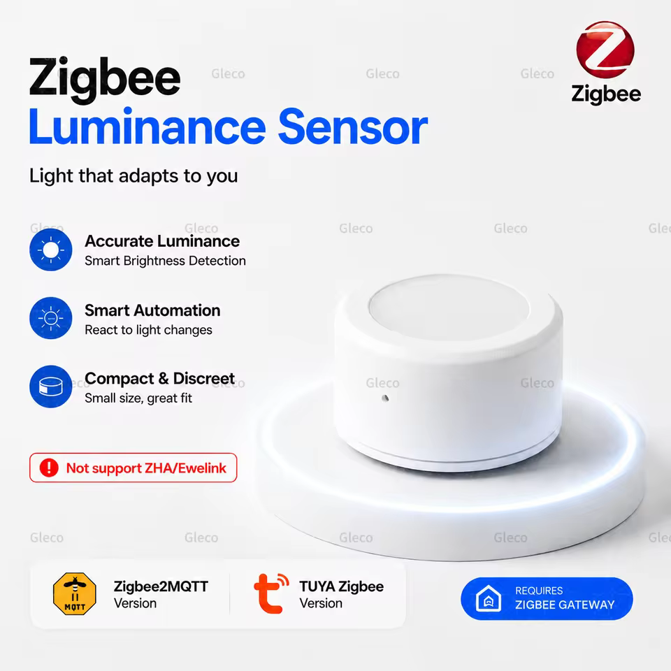 Sensor de Luz Inteligente Zigbee