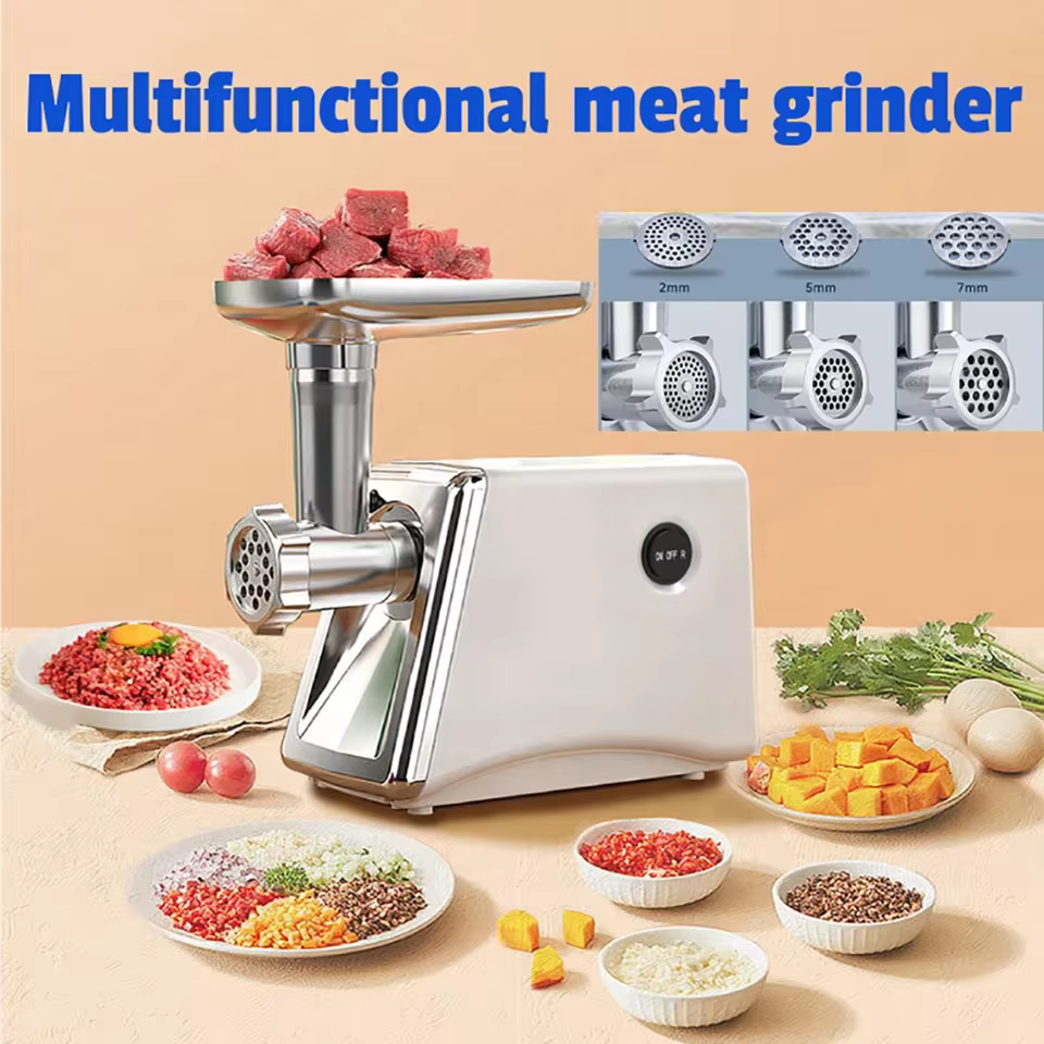 Moedor de Carne Elétrico 800W