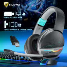 NUBWO G08 Headset Gamer Sem Fio Thumbnail 1