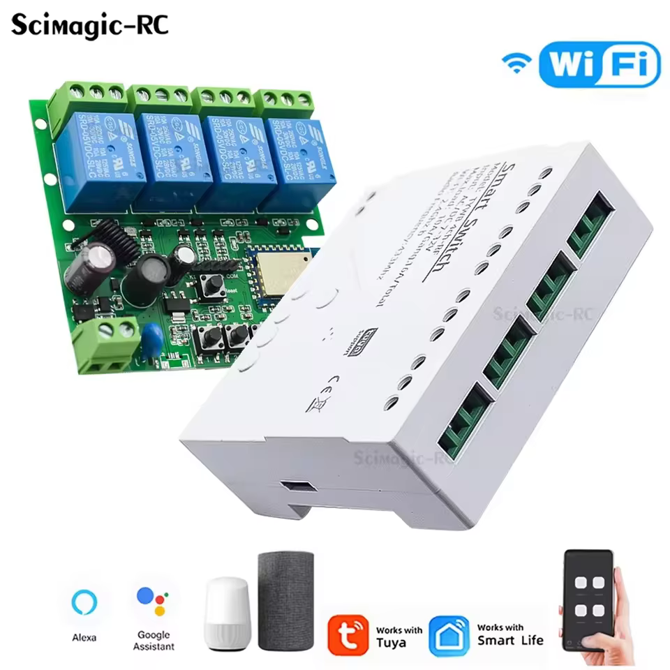 Interruptor Inteligente Tuya 4CH