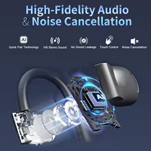 Fones Tradutor AI Bluetooth 5.4 Thumbnail 2