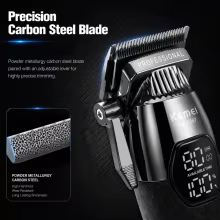 Máquina de Corte de Cabelo Profissional Kemei KM-1387 Thumbnail 3