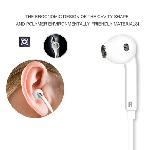Fone de Ouvido Esportivo 3.5mm com Microfone