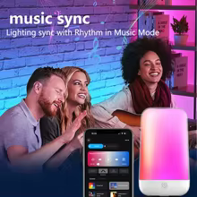 Luminária Inteligente RGB Bluetooth Recarregável Thumbnail 6