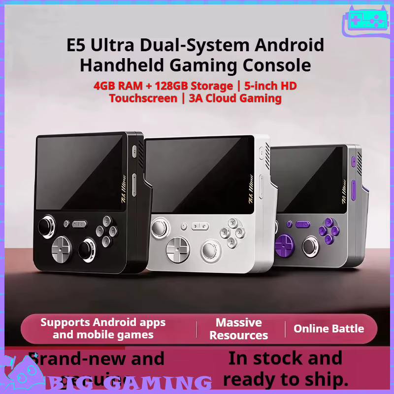 Console Portátil E5 Ultra 5" 4G+128G
