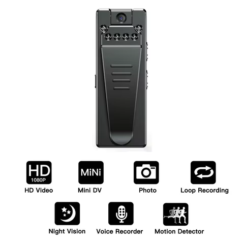 Câmera Mini Vandlion A7 - Visão Noturna e Detecção