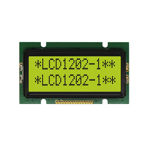Display LCD Amarelo 16x2 Compatível WH1202A