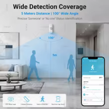Sensor PIR Wi-Fi Inteligente Tuya Thumbnail 2