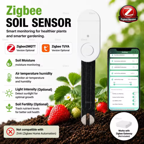 Sensor de Umidade Zigbee com Medidor de Luz