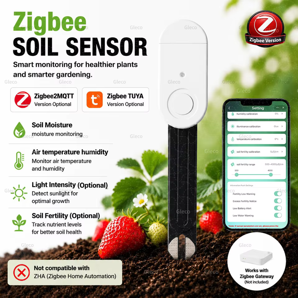 Sensor de Umidade Zigbee com Medidor de Luz