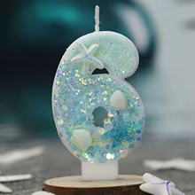 Velas de Aniversário Oceano Shell Whispers Thumbnail 6