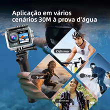 Câmera de Ação 5K Touch 6 Eixos Thumbnail 6