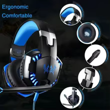 Headset Gamer Over Ear com LED Thumbnail 2