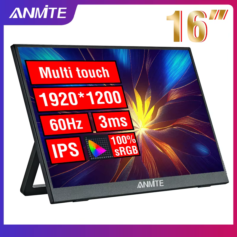 Monitor Portátil Anmite 16" IPS