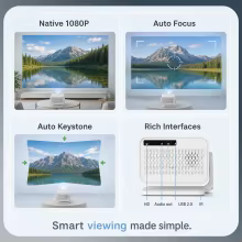Projetor Mini P21 GTV Google TV 1080P Thumbnail 3