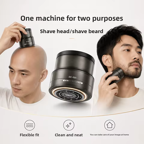 Aparador de Cabelo e Barba Elétrico 2 em 1