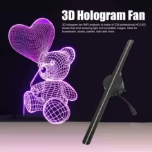 Ventilador Holográfico 3D WiFi Qiilu Thumbnail 4